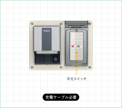 100Vコンセントセット+(手元スイッチ)